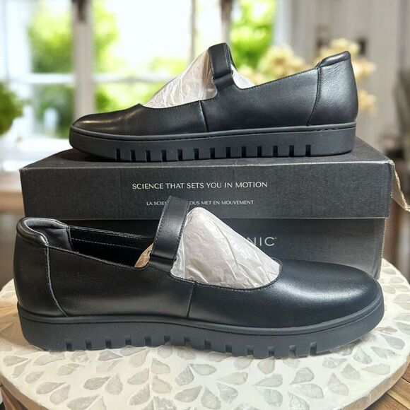 Vionic Uptown Leather Mary Jane Flats Comfort Shoes Women’s Size 11 W New in Box - Picture 10 of 14